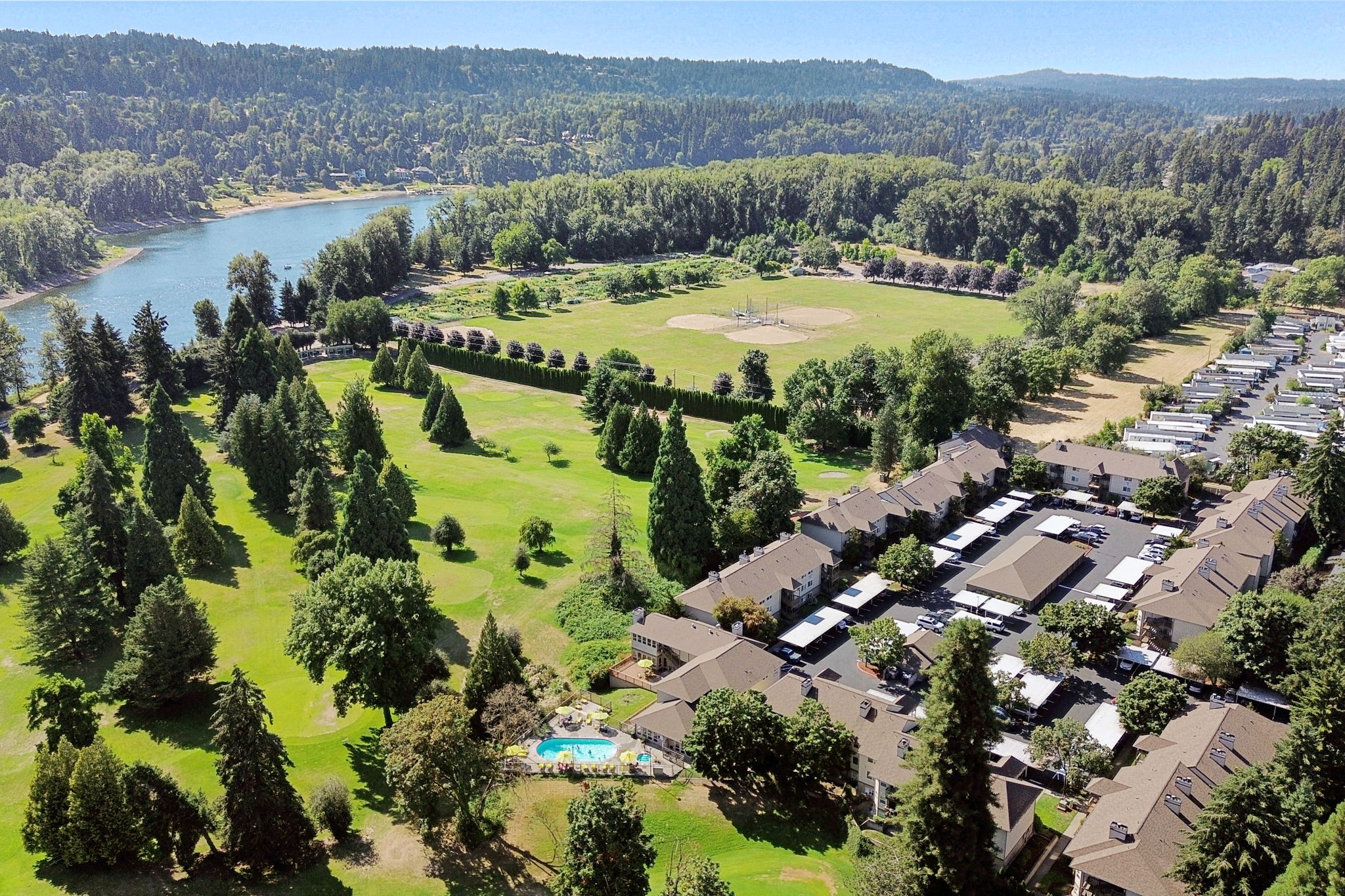 Outdoor view of community